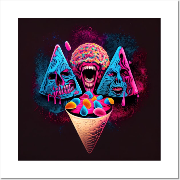 Cereal Killers - Dark Side Of The Cone Wall Art by seantwisted